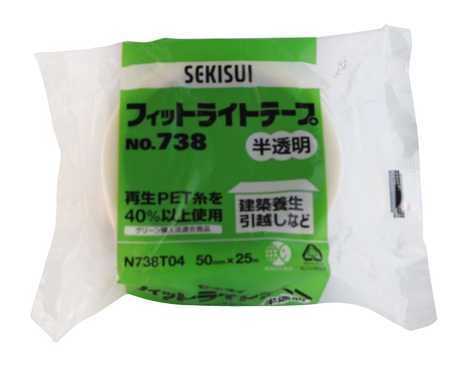 SEKISUI N738T04 半透明不損表面膠紙 (白色)