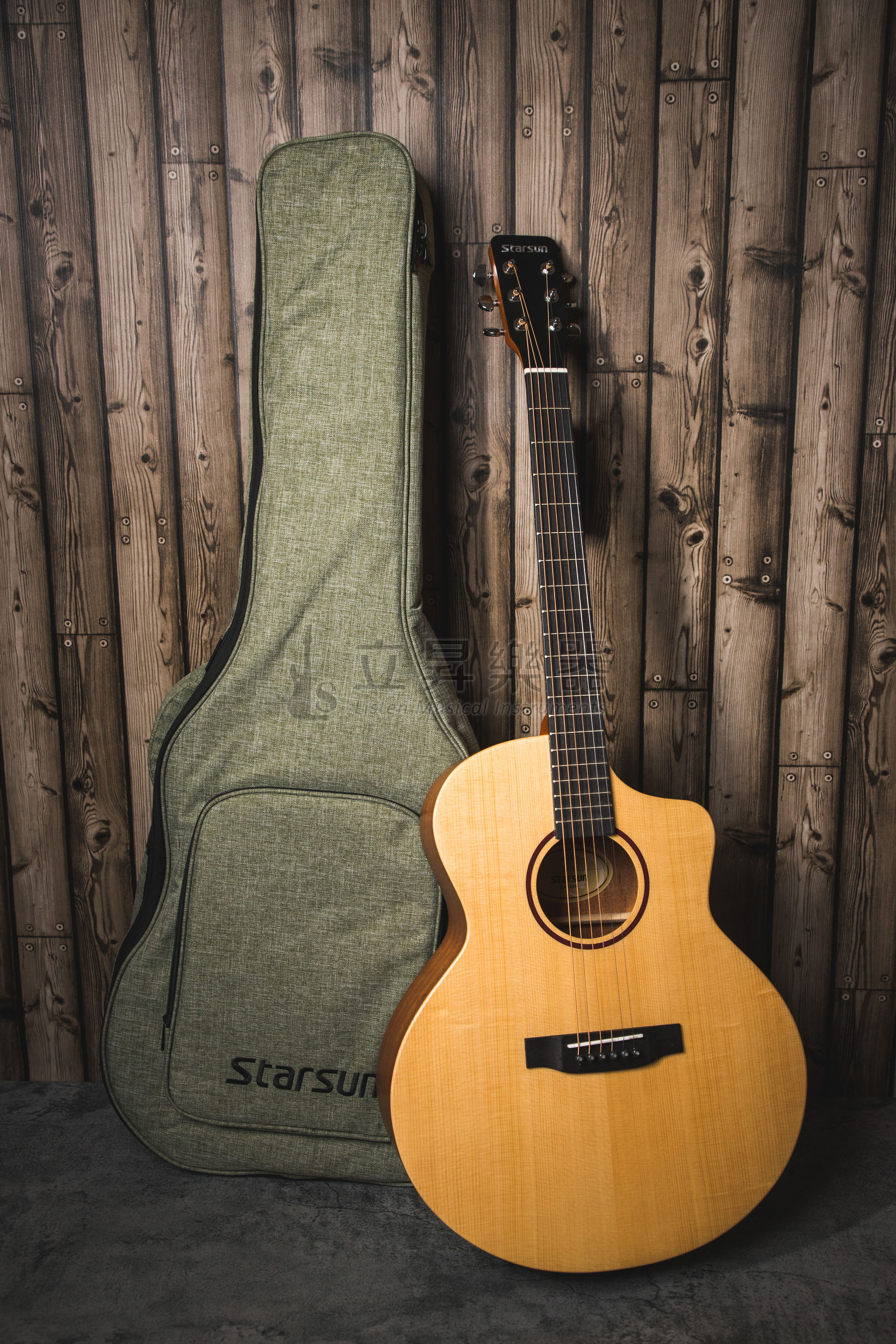 STARSUN星臣 S1-JF 原木色 / S1-JF-M 全桃花心木 面單木吉他 附原廠琴袋