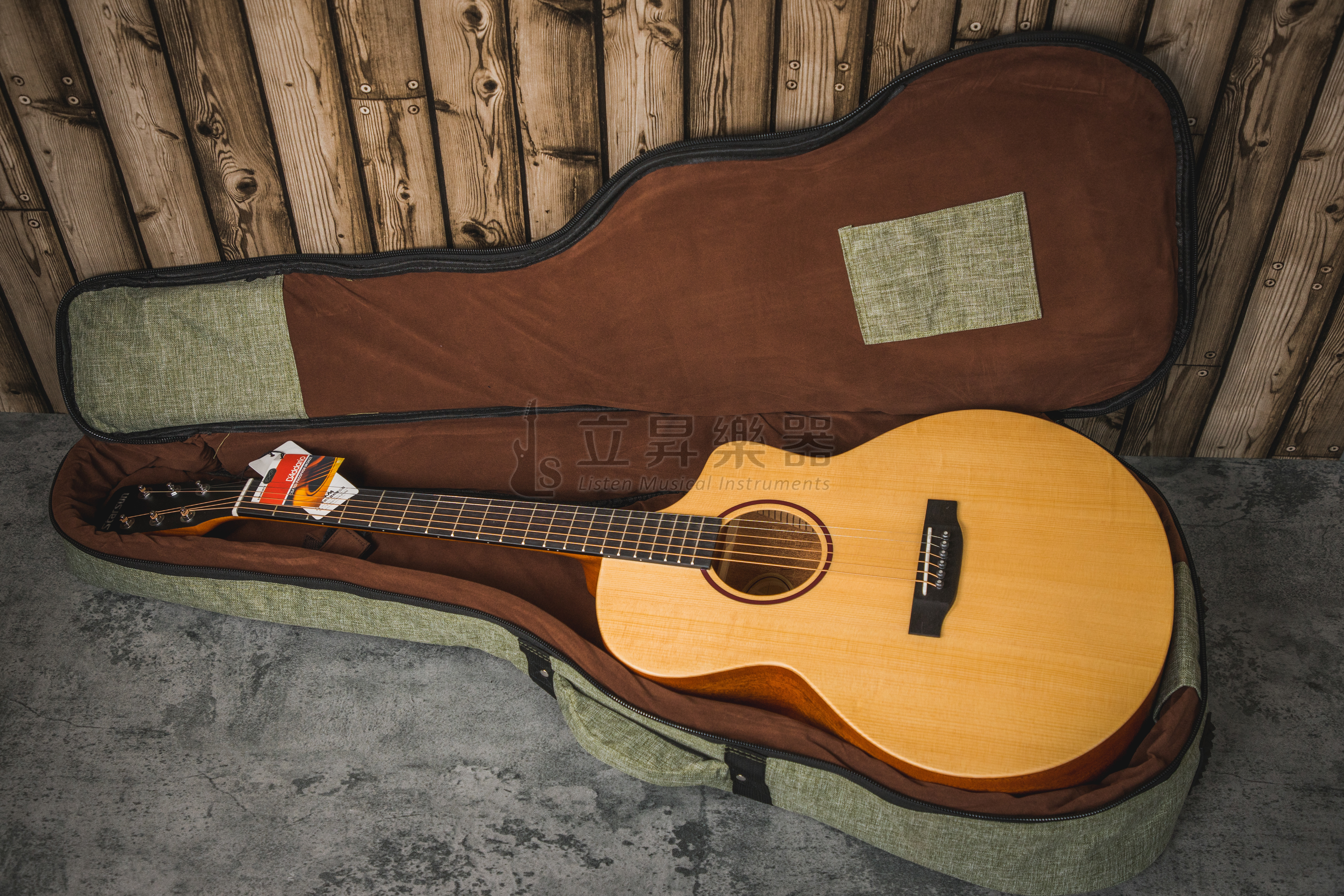 STARSUN星臣 S1-JF 原木色 STARSUN星臣 S1-JF 原木色 / S1-JF-M 全桃花心木 面單木吉他 附原廠琴袋 第 6 張圖片｜三峽吉他 / Bass