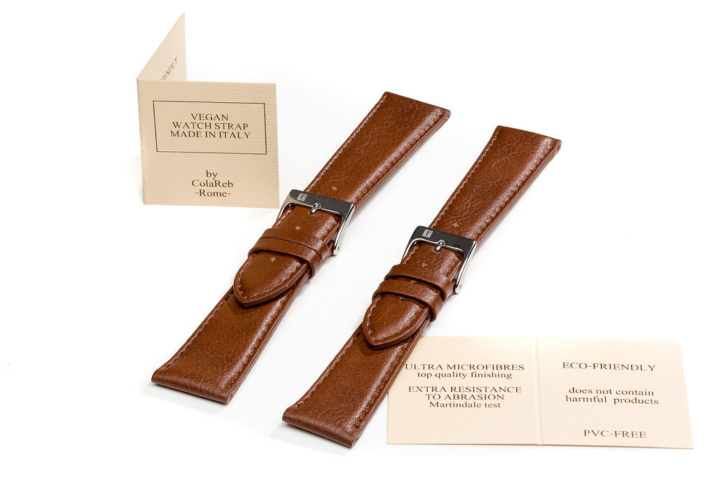 萬年鐘錶 - 手工皮革錶帶 Handmade leather strap  支持 Sustain 棕色 Brown