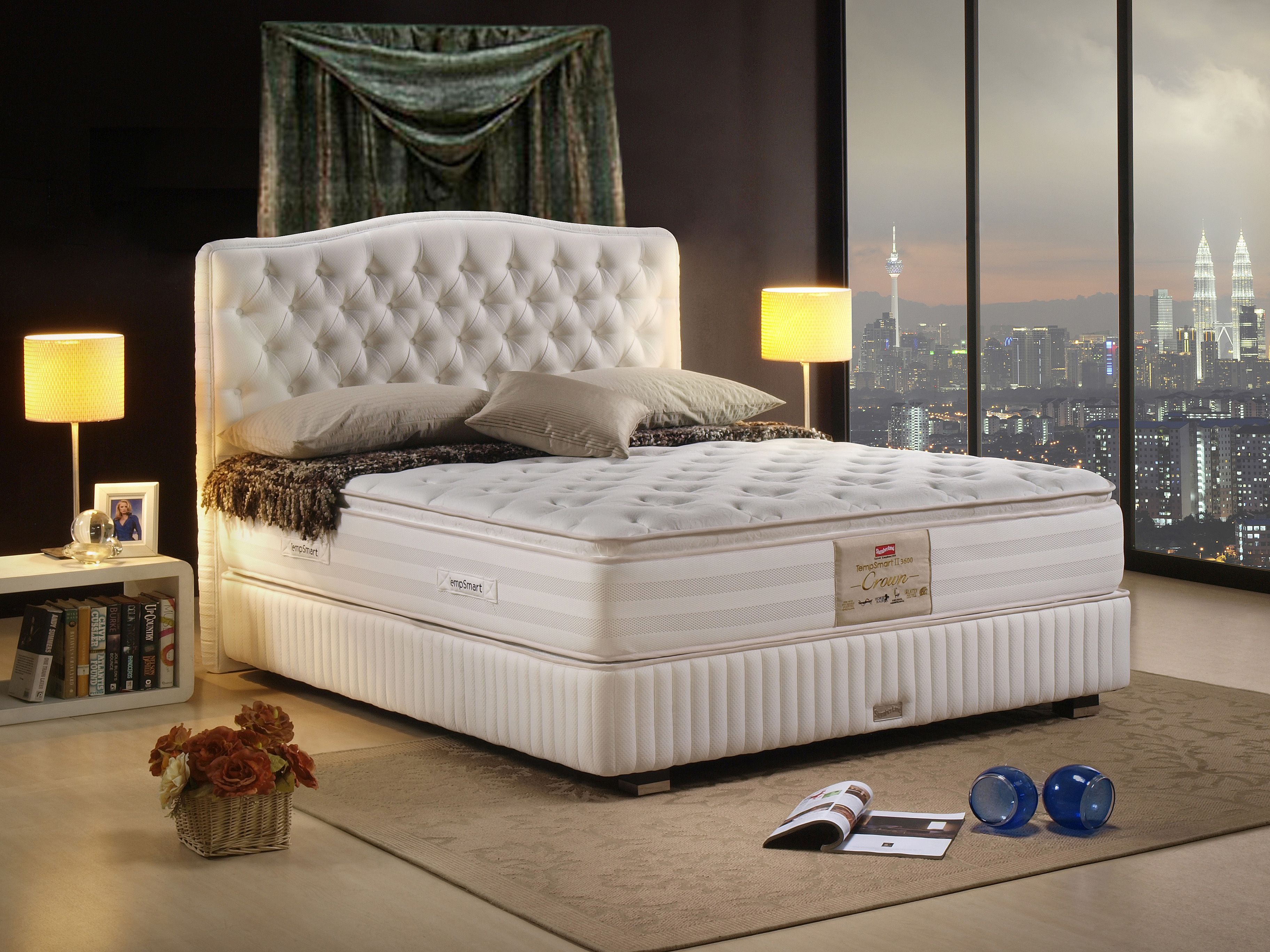 額外贈送$500現金劵 Slumberland 斯林百蘭|TempSmart II Crown 駿豪 (SL07)|香港原裝行貨