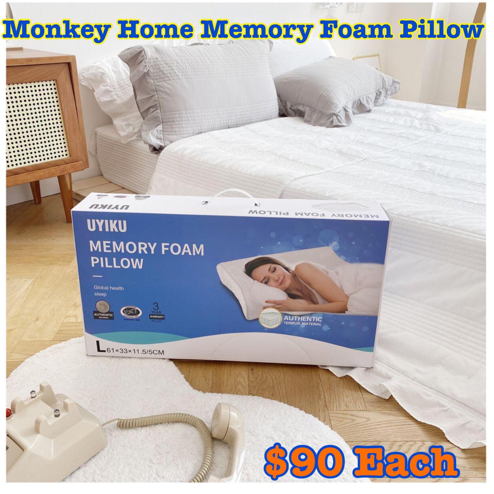 authentic comfort memory foam pillow