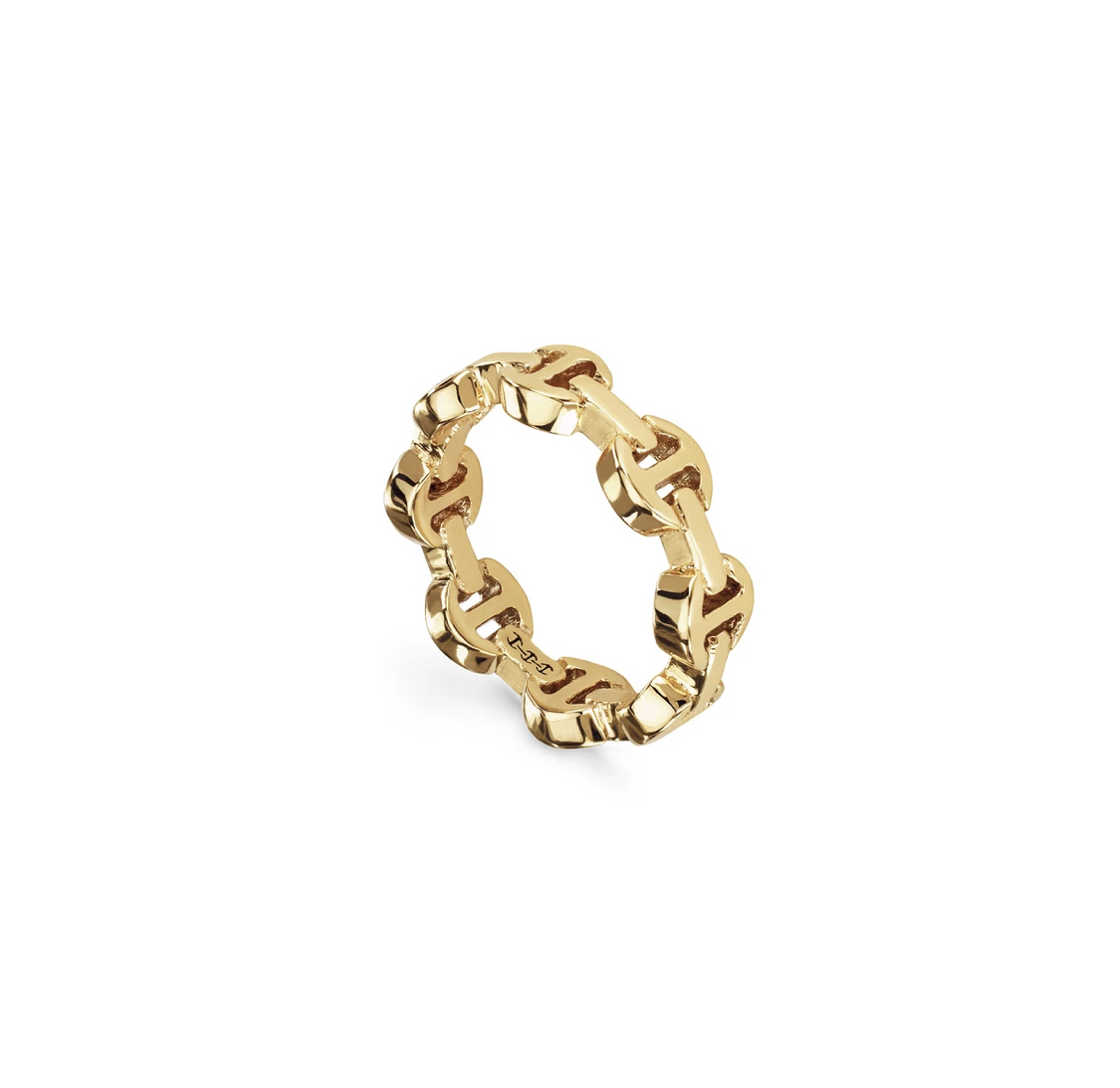 18K 黃金Dame Tri Link 戒指
