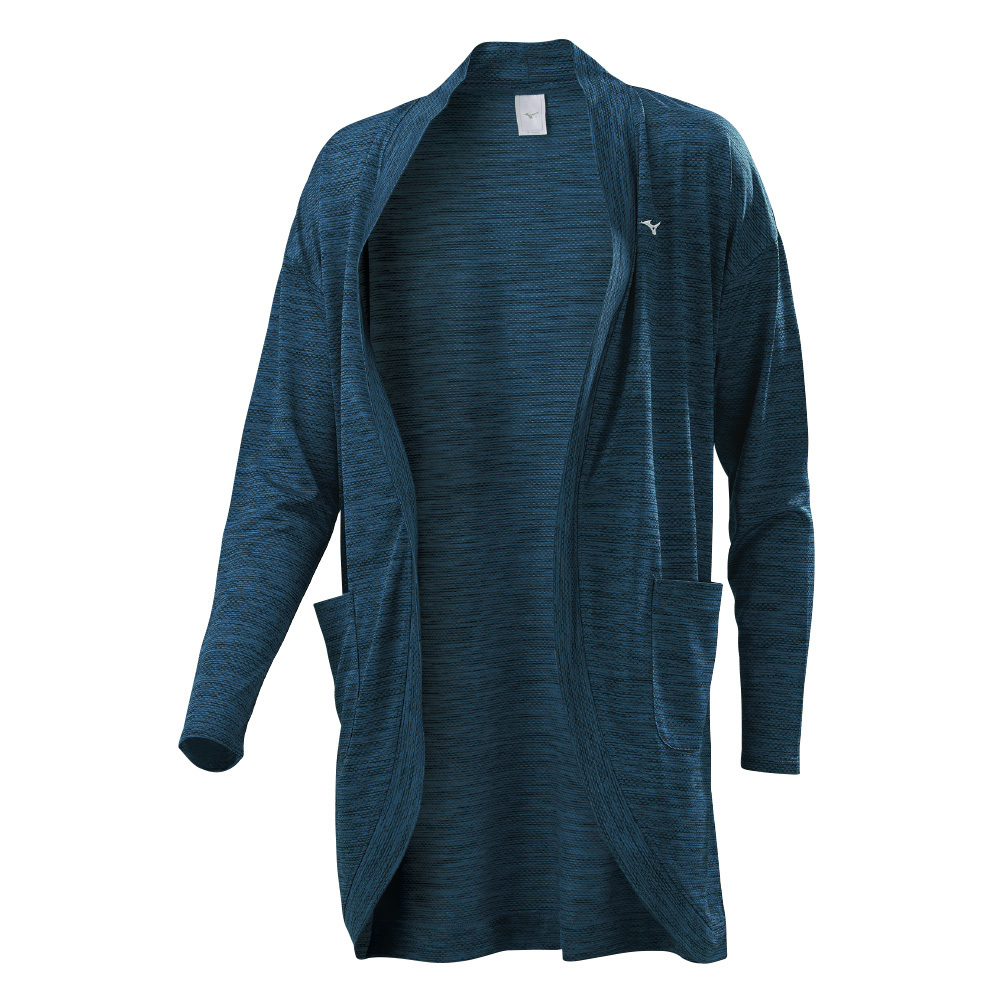 MIZUNO 美津濃 女 瑜珈長版外套 K2TC9705