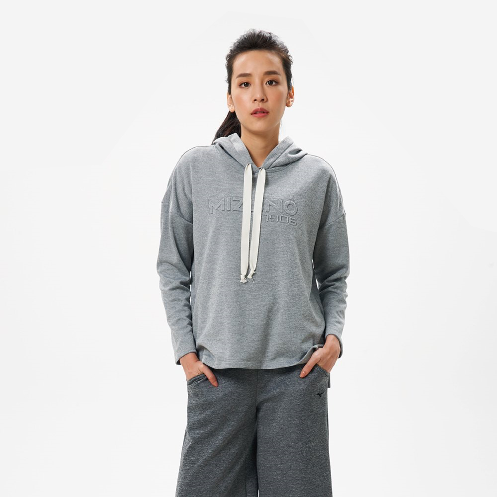 MIZUNO 美津濃 女 1906 長袖帽T D2TA8703