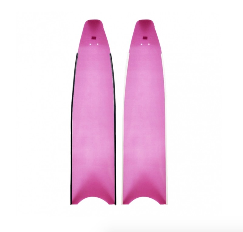 ▲Leaderfins 玻纖長蛙板-清透粉色