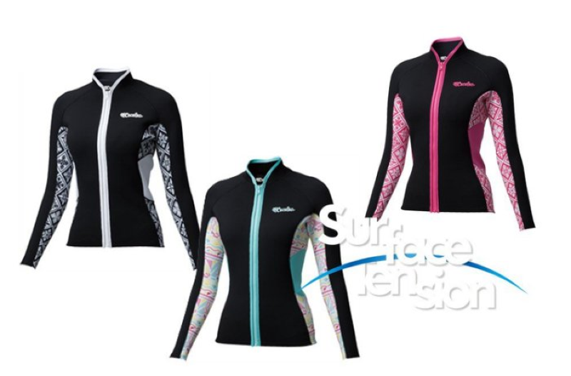 ▲[停產出清] Gull 女 2mm 防寒上衣 GW-6335