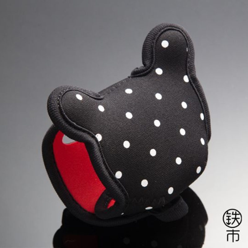 ▲鉄市設計-二級頭造型保護套-點點熊