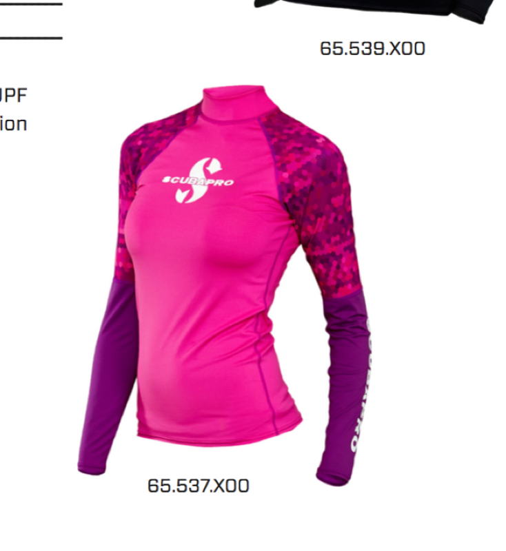 (售完為止) SCUBAPRO 女款防曬水母衣 UPF50 桃紅65.537