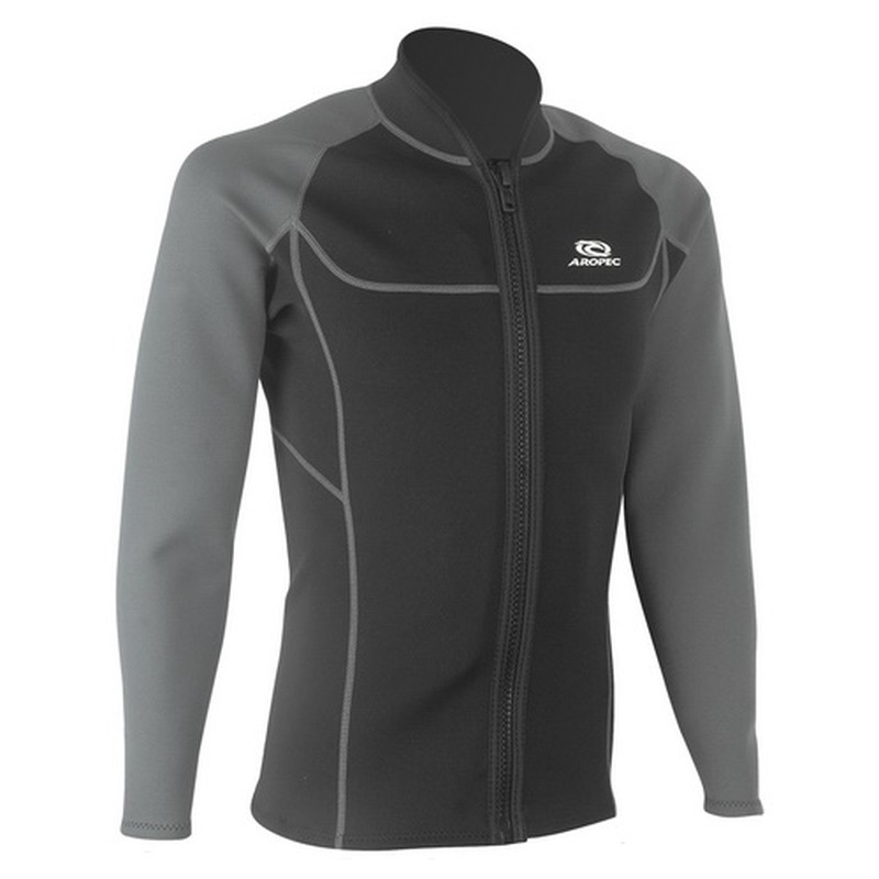 (售完為止)Aropec 男 1.5mm 防寒上衣 DS-7B138M-1.5mm-Jacket-BK/GY