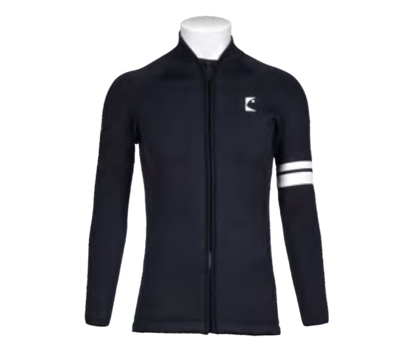 ▲現貨 Bestdive 男款 3mm 彩虹系列 防寒上衣 黑身/手臂白條