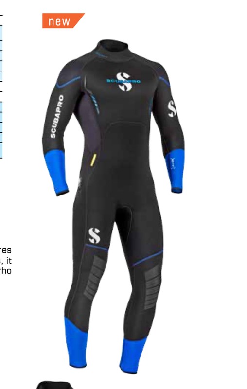 (售完為止) Scubapro SPORT 3mm 男款連身防寒衣 黑/藍