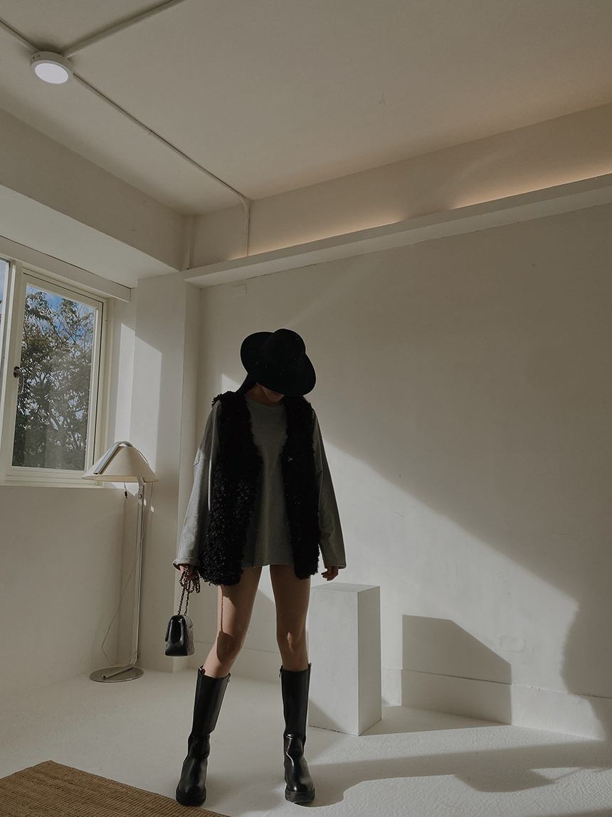 Q捲毛馬甲背心*2色