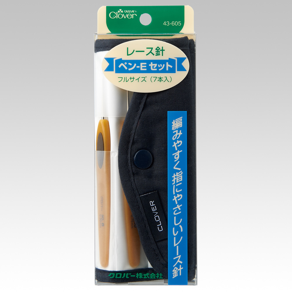 預購 Clover PenE 蕾絲鉤針7支組合