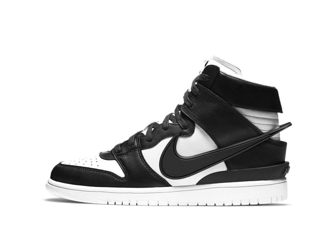 Nike Dunk High X AMBUSH 黑白 CU7544-001