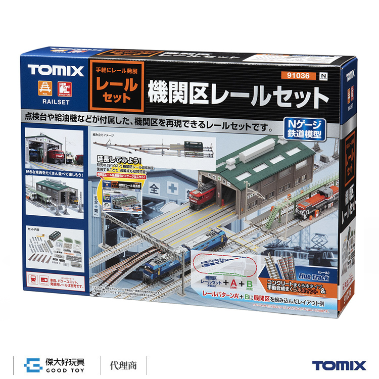Amazon | トミーテック TOMIX Nゲージ 機関区レールセット 91036