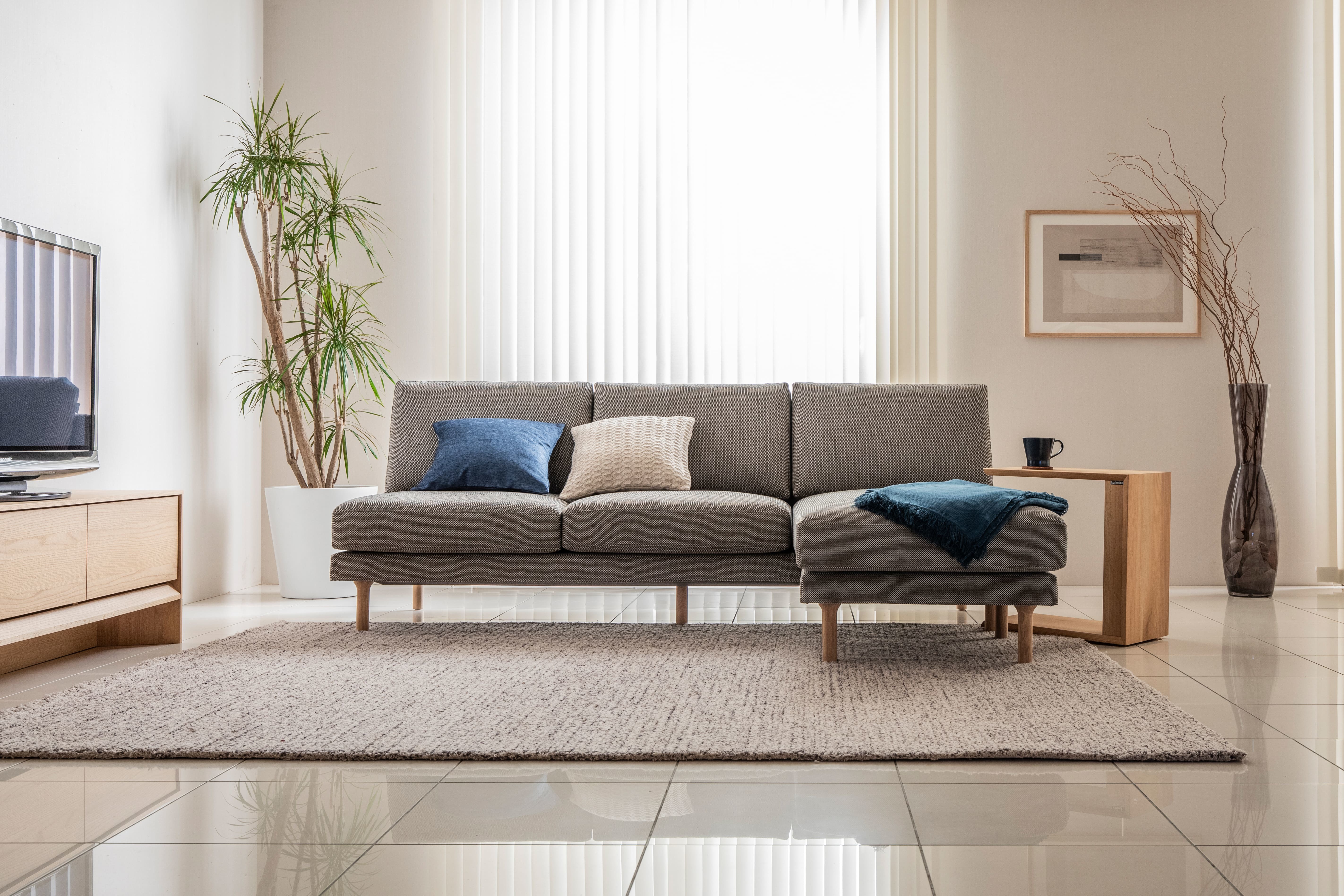 UW90 三人L型沙發 (W 210)