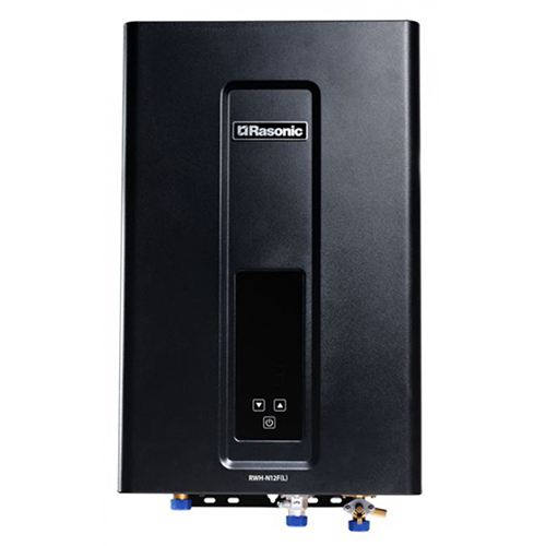 Rasonic 樂信 RWH-N12FL-B-BK 背出石油氣熱水爐(曜石黑)（連安裝）