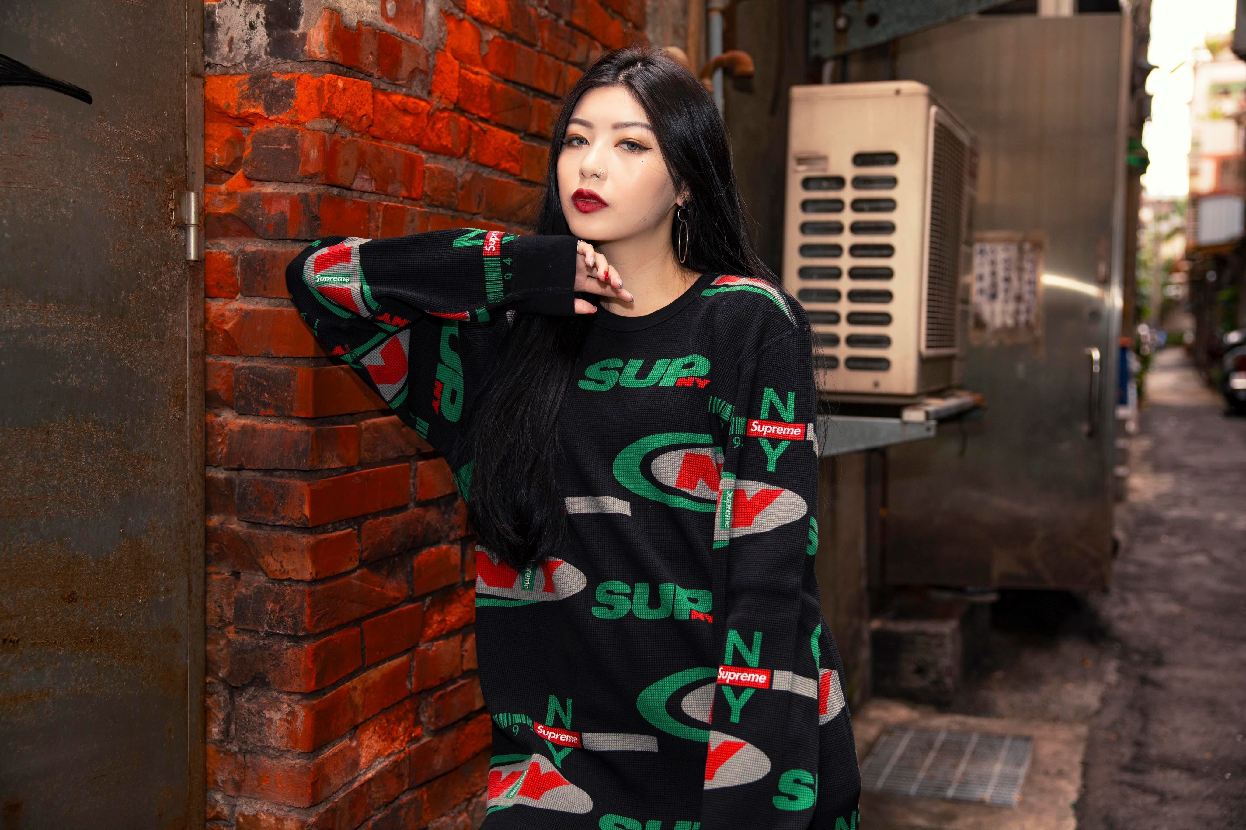 Supreme NY Waffle Thermal top 針織衫 黑-FW18KN32