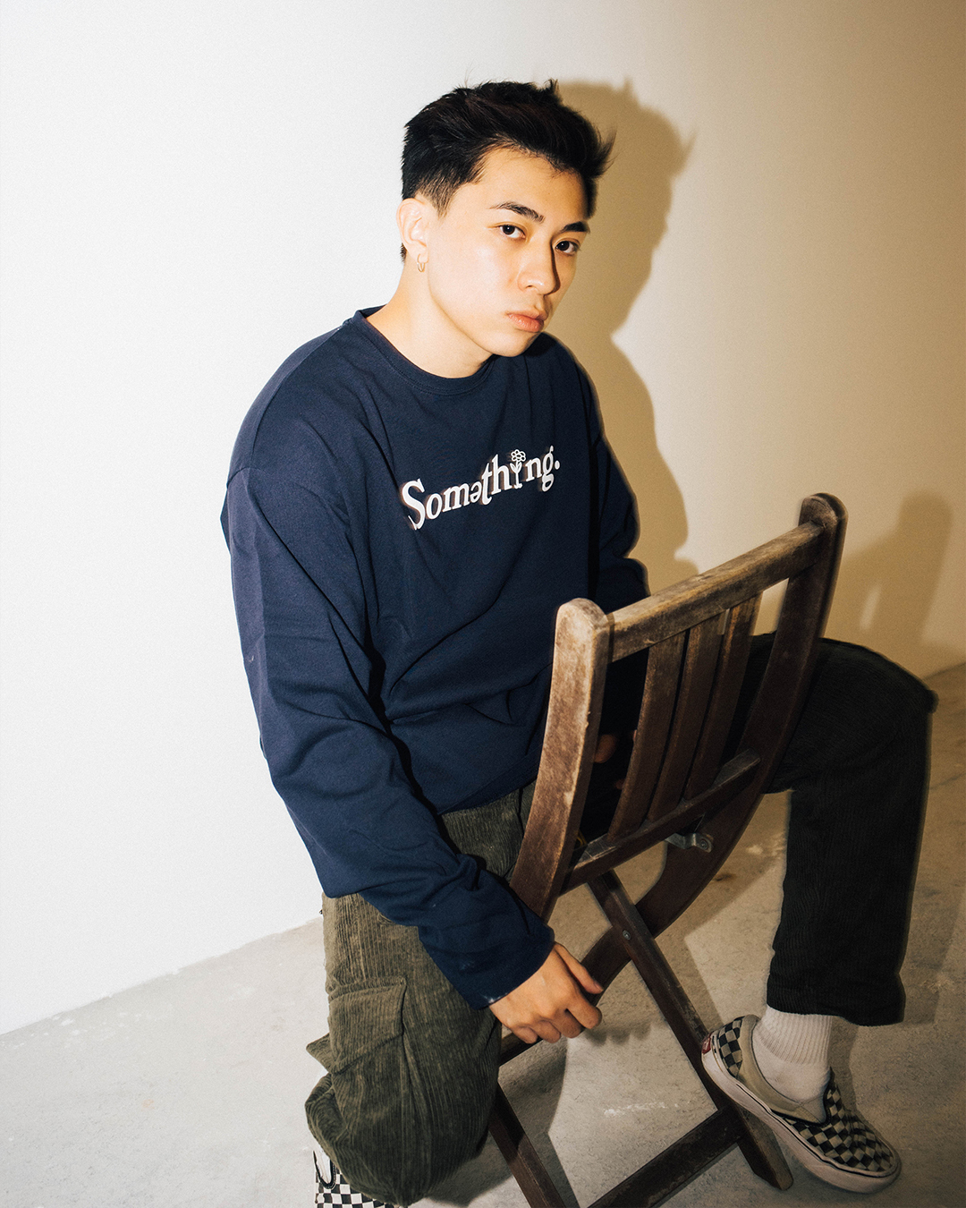 【TYSON】Tyson Yoshi - Something Print Tee| Navy | Crossover  | Original Design