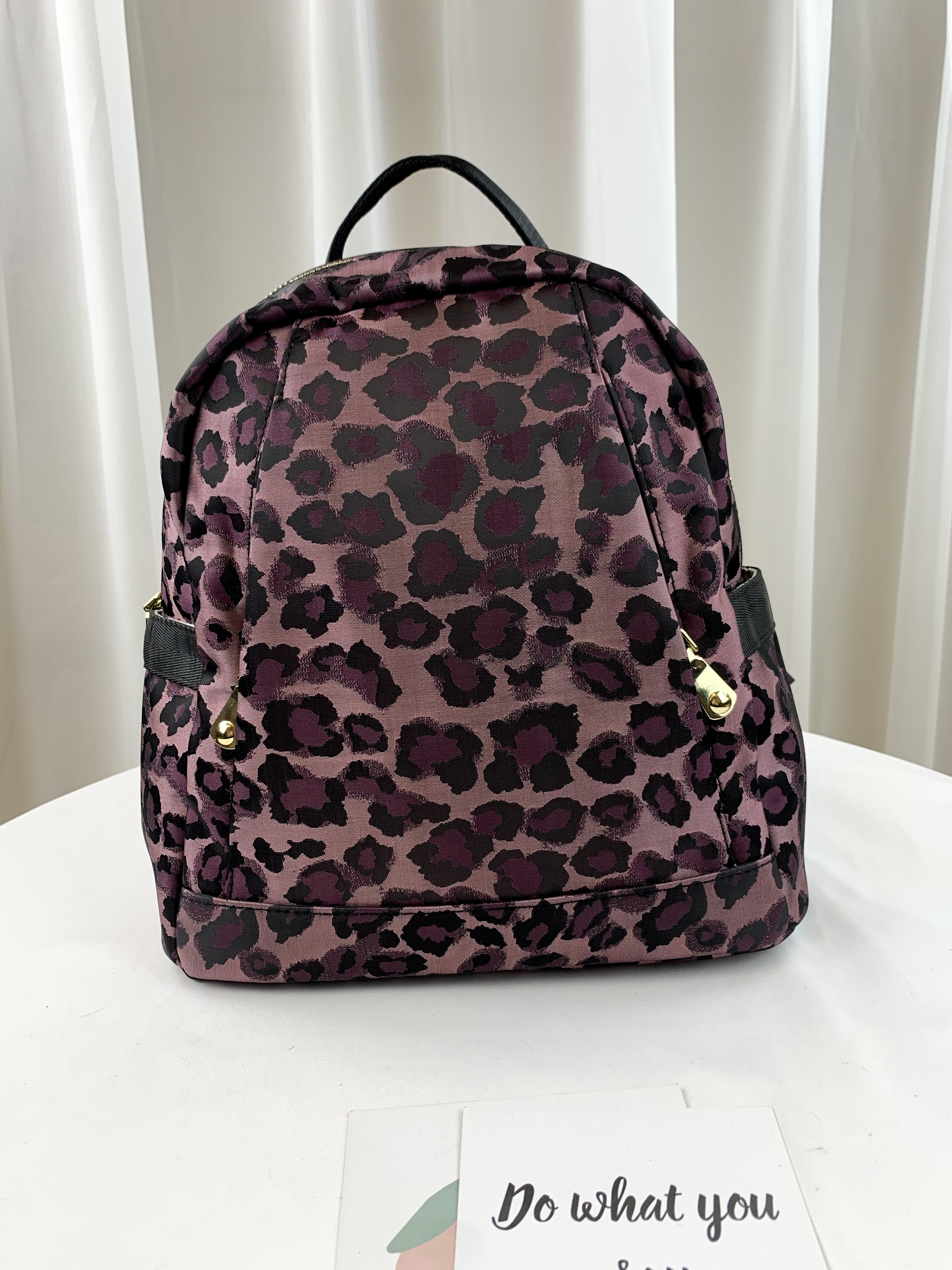 GOODS 豹紋尼龍防潑水運動風後背包 / 側背包  #2695