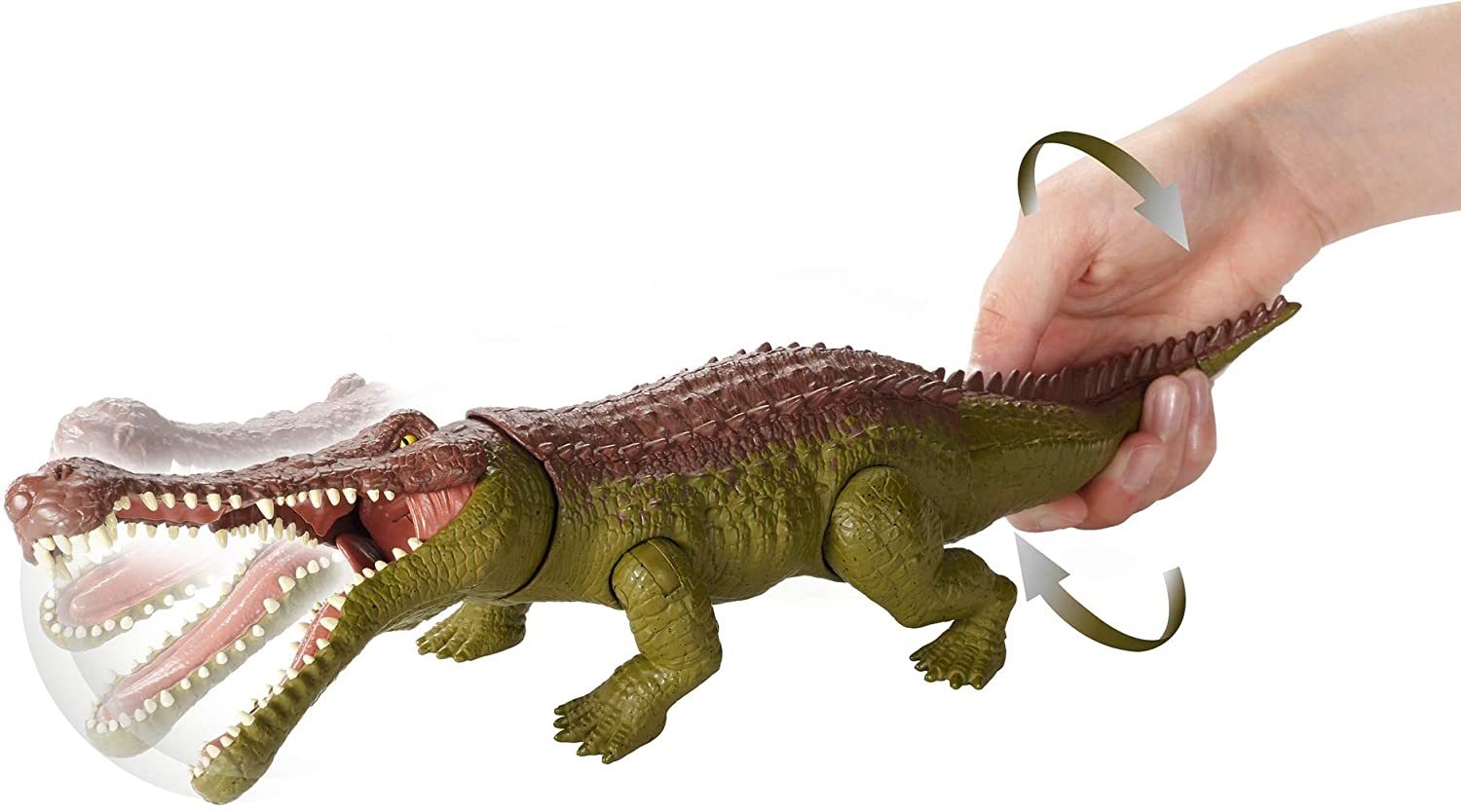 jurassic world massive biters sarcosuchus figure