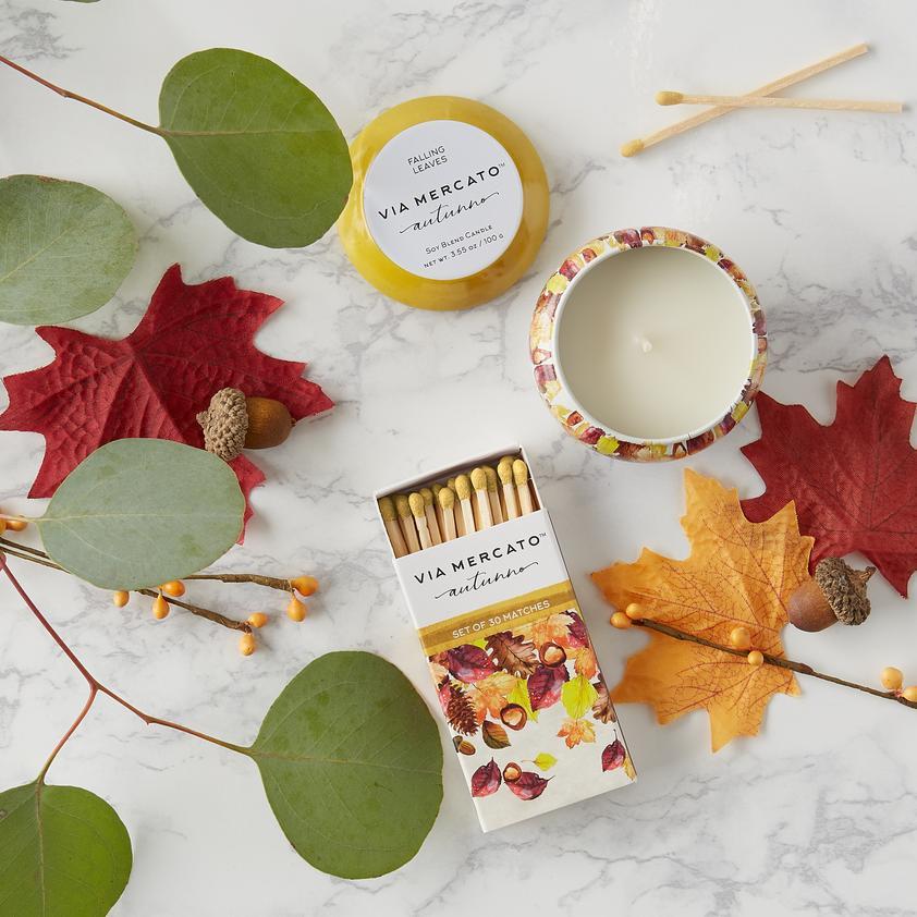 【VIA MERCATO】Autunno Candle - Falling Leaves