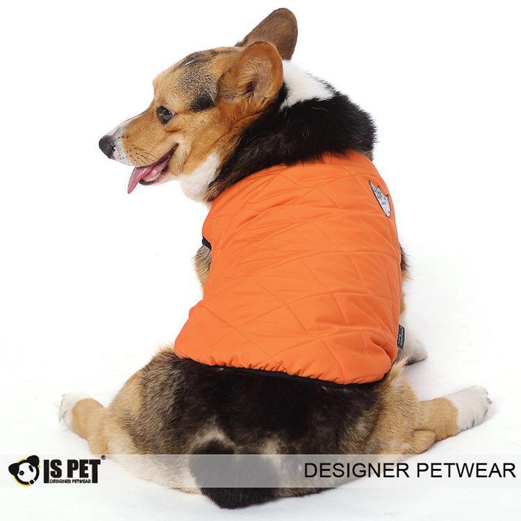 IsPet 寵物夾棉背心外套 (橙色）- [3尺寸]