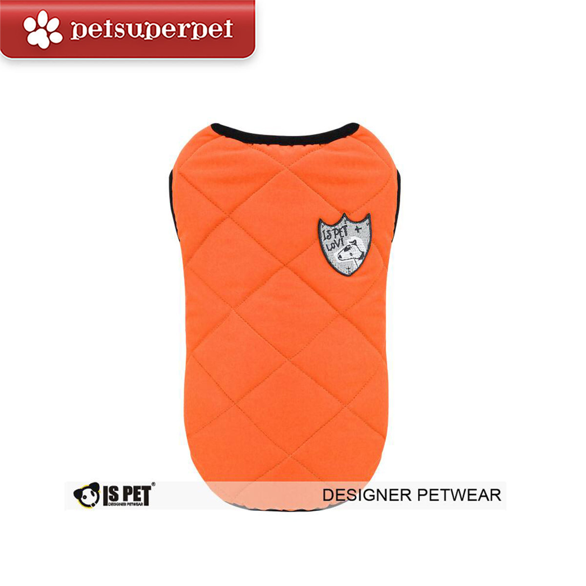 IsPet 寵物夾棉背心外套 (橙色）- [3尺寸]