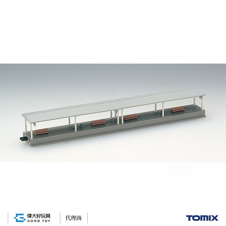 TOMIX 4058 建物島式月台(地方型) 附屋頂延長部