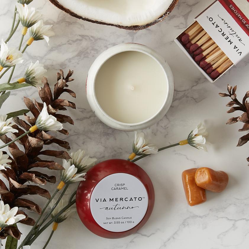 【VIA MERCATO】Autunno Candle - Crisp Caramel