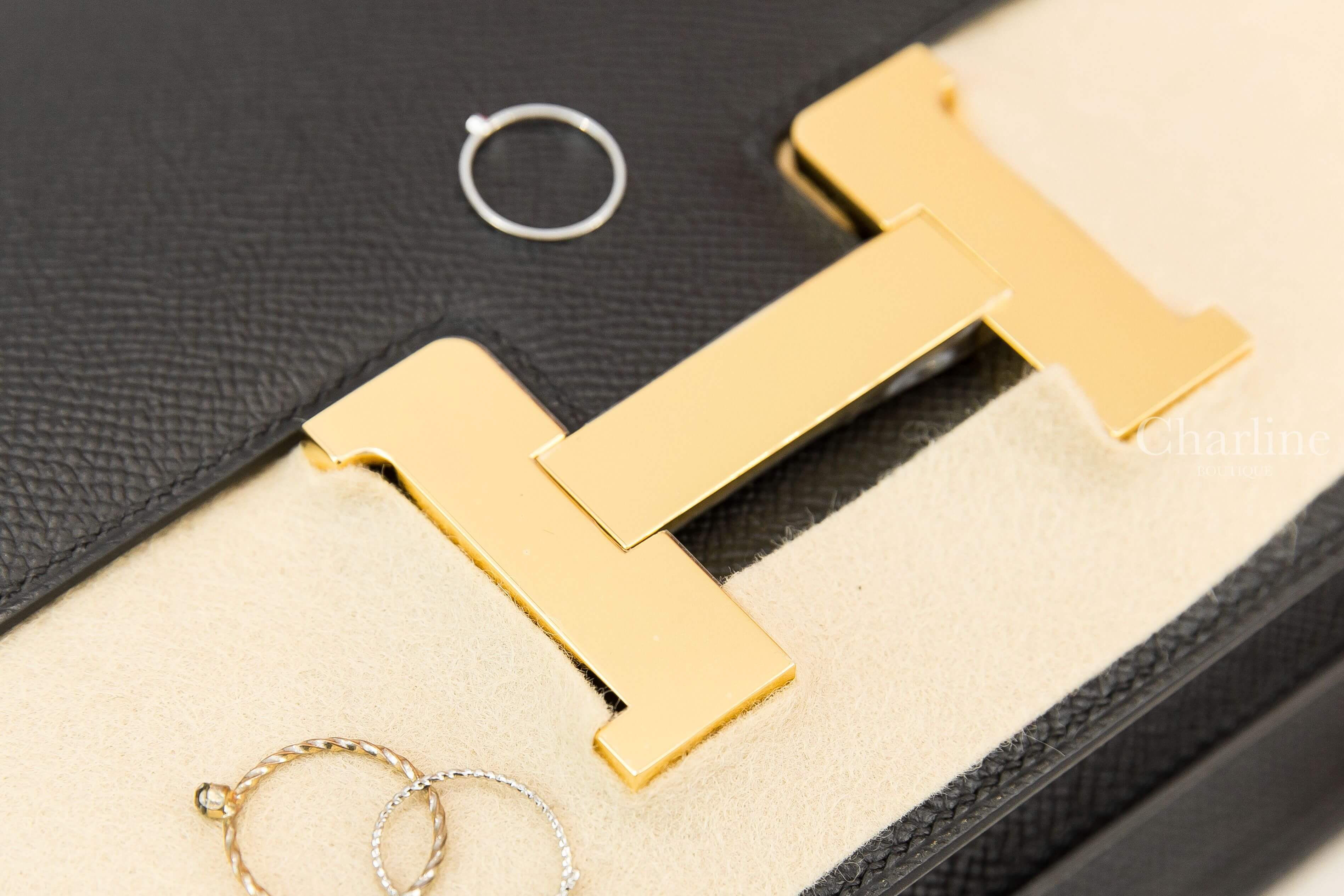 Hermès Constance III 24cm 89 Noir Epsom 黑色金釦