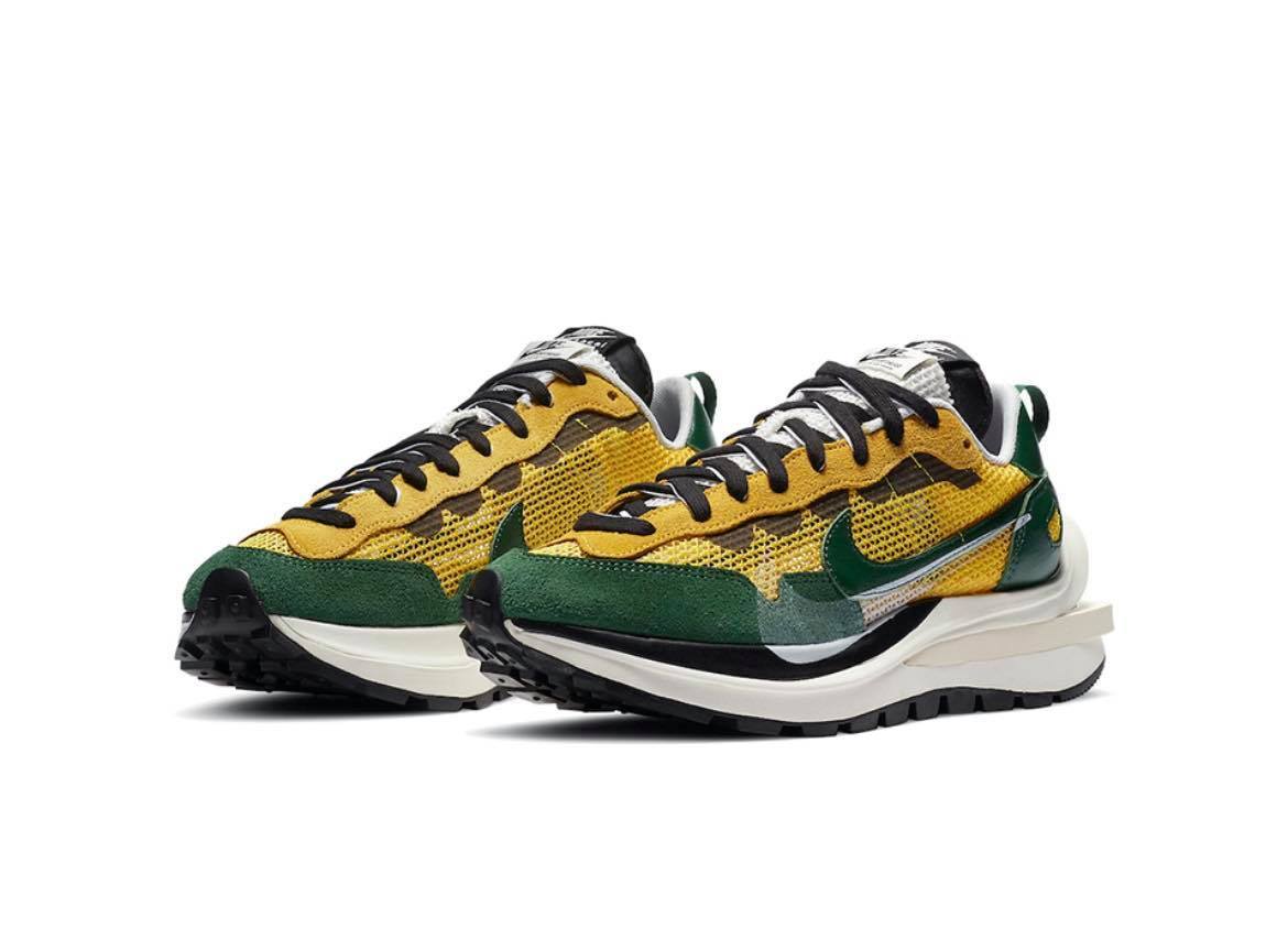 Sacai x Nike Vaporwaffle 黃綠CV1363-700