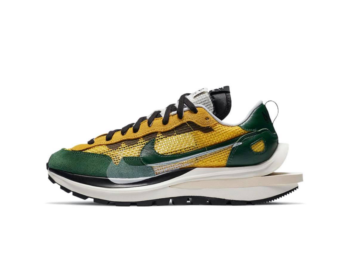 Sacai x Nike Vaporwaffle 黃綠 CV1363-700