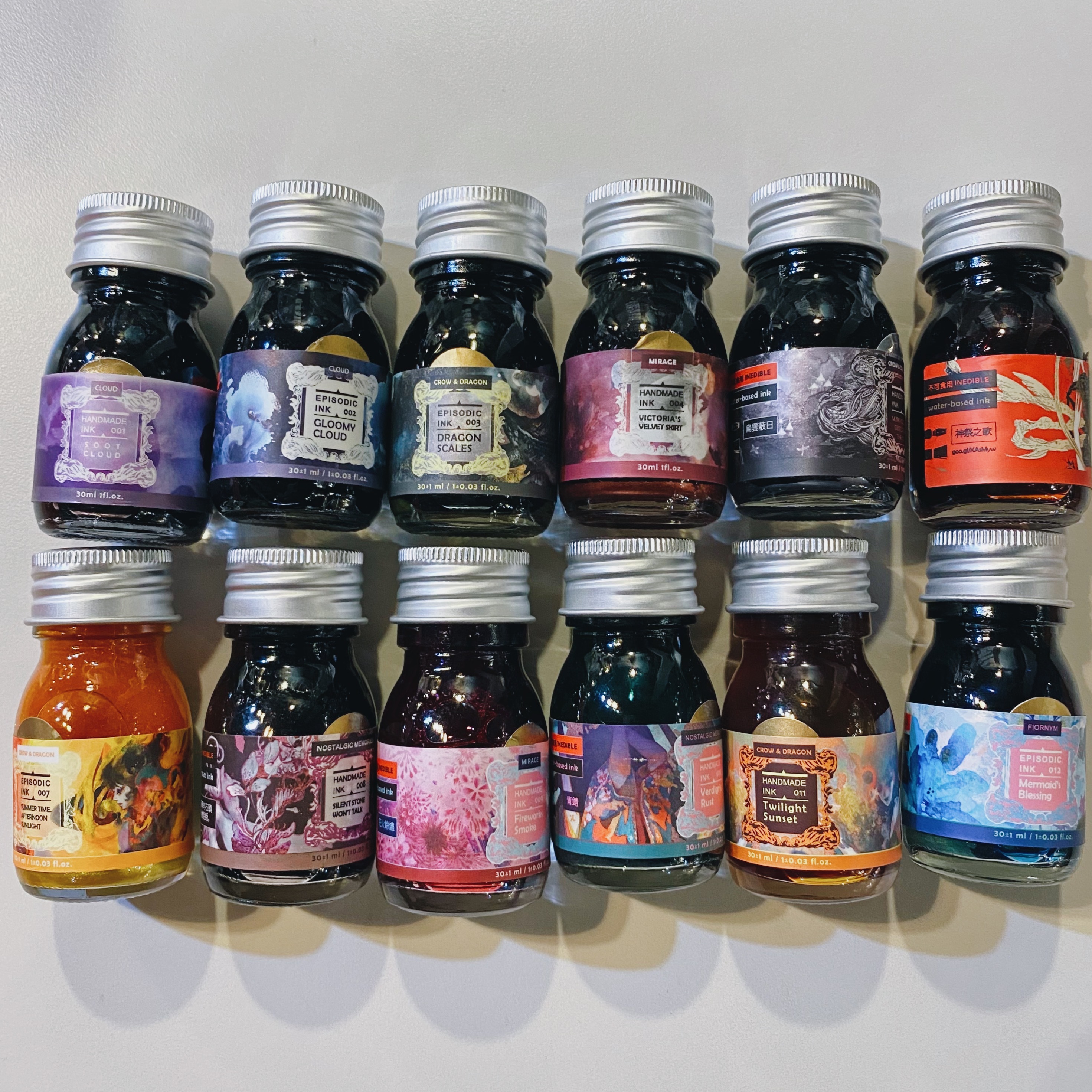 墨事典 沾水筆專用墨水 30ml （亮粉）