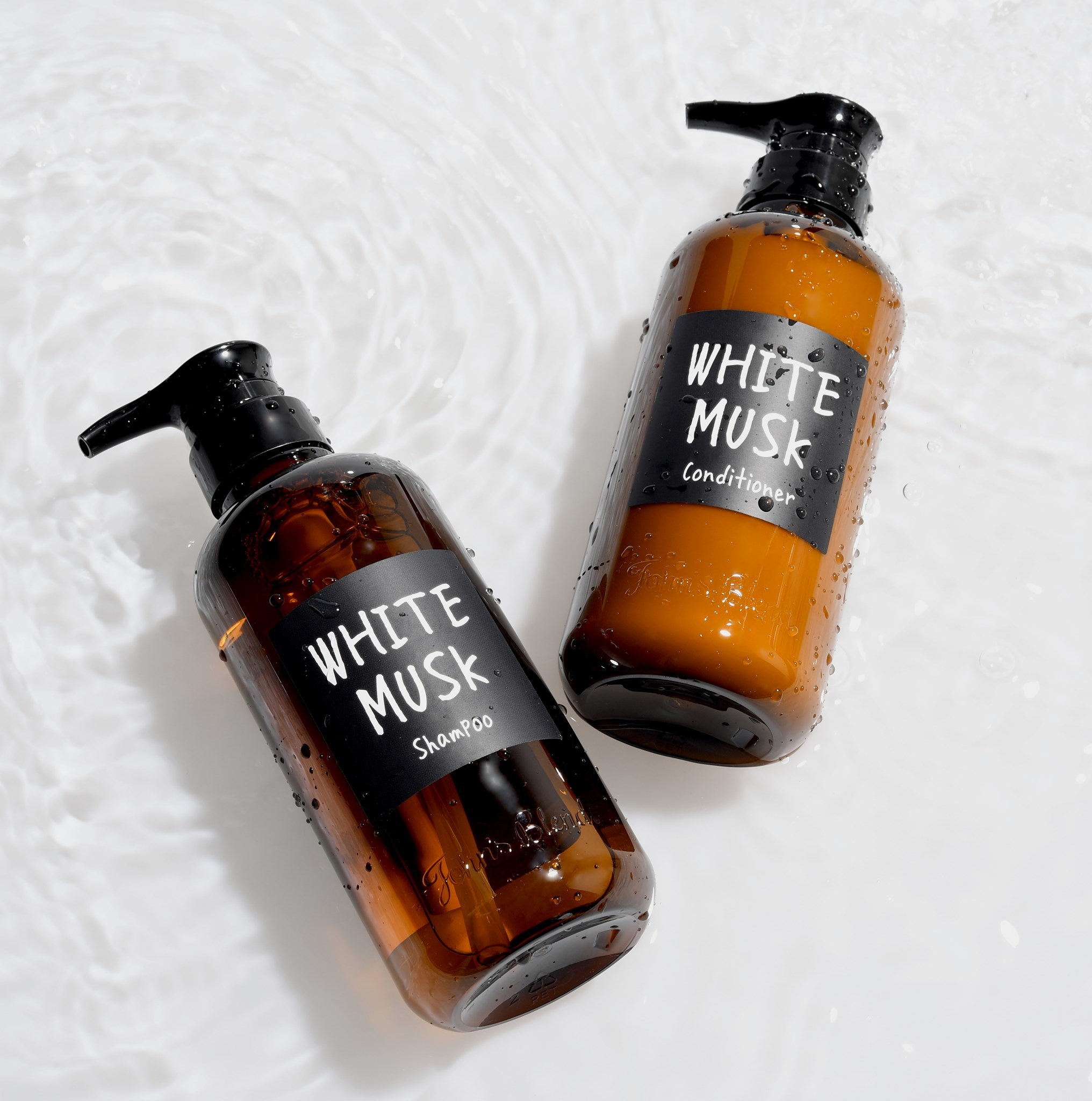 日本 John's Blend 無矽洗頭水/保濕護髮素 460ml