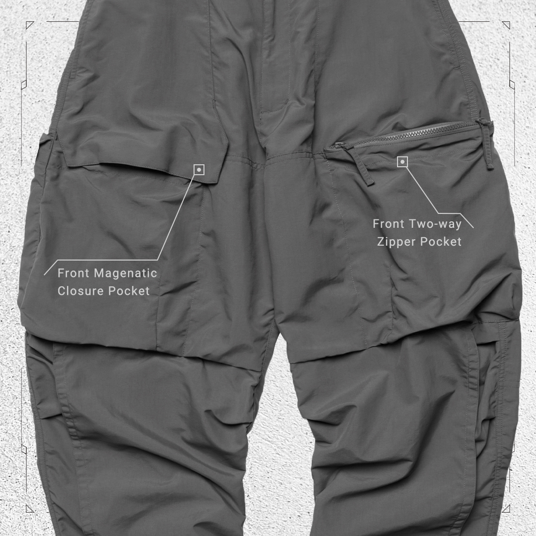 GOOPiMADE® 20 A/W E.4th T-Double Balloon Pants - Gray