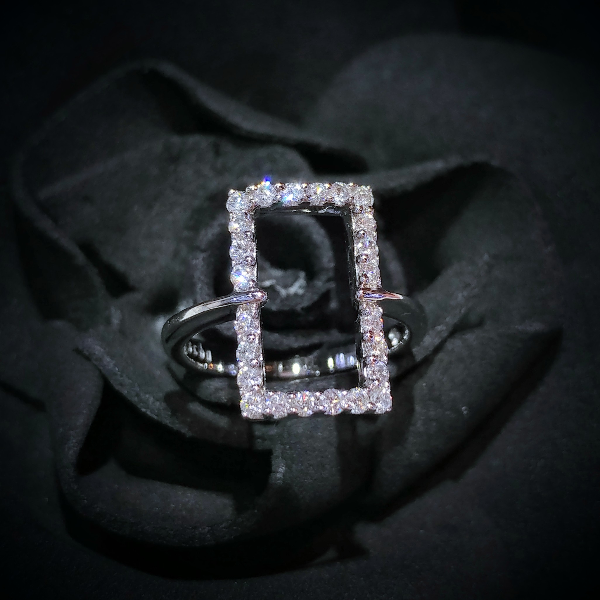 18K White Gold 0.39ct Diamond Ring