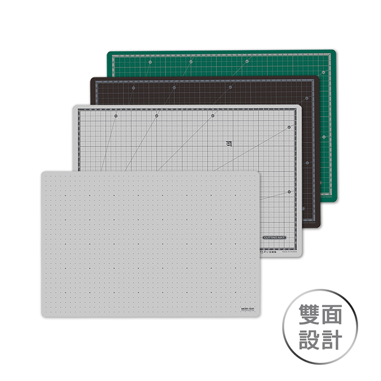 A1環保PP無毒切割墊 雙面印刷 雙面可切割 格點/格線設計  (符合台灣安全標準)_MORNSUN