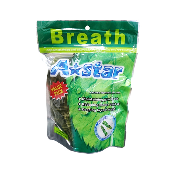 A Star Bones-[袋裝] 多效螺旋五星棒(SS/S/M)240g 狗零食