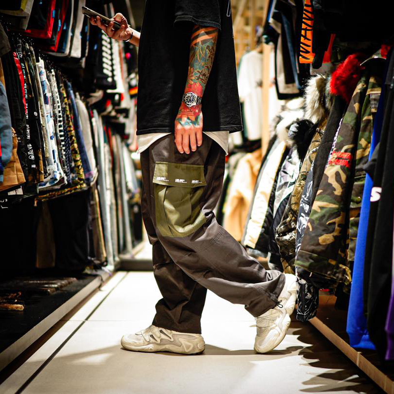 【 LAB.003 原創設計 機能寬褲】