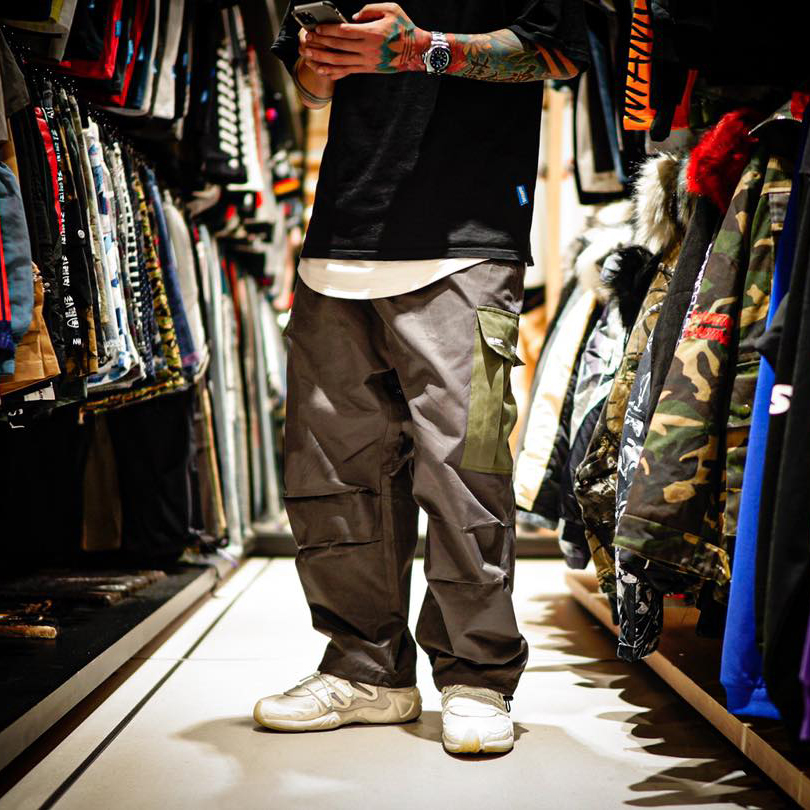 【 LAB.003 原創設計 機能寬褲】