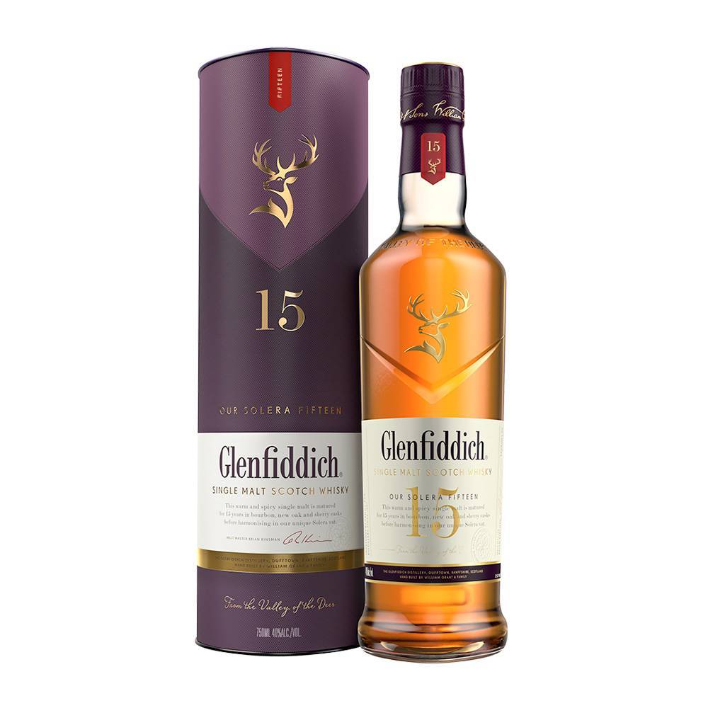 Glenfiddich 15 Year Old Single Malt Scotch Whisky