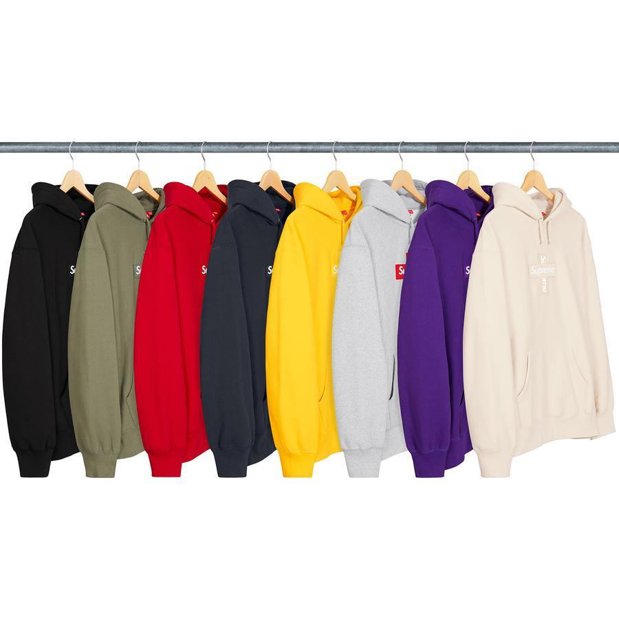 SUPREME CROSS BOX LOGO HOODED SWEATSHIRT 十字架