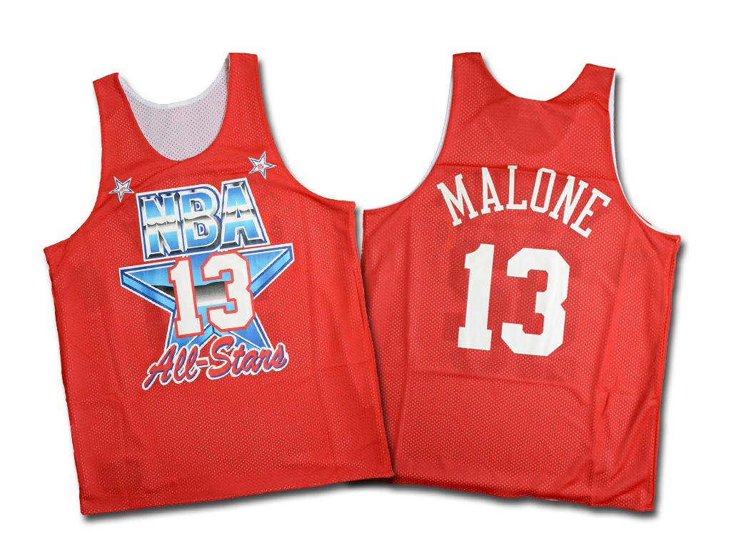 Mitchell & Ness 1991 NBA 全明星賽 Karl Malone 雙面 練習球衣