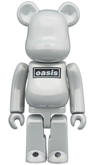 BE@RBRICK OASIS Chorme White 100％ & 400％