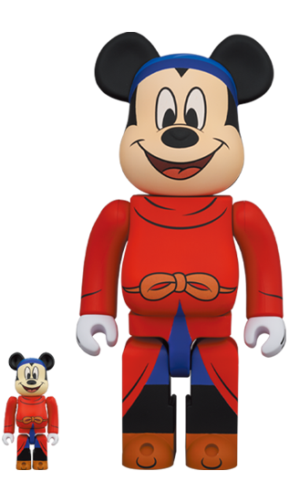 BE@RBRICK FANTASIA MICKEY 100％ & 400％