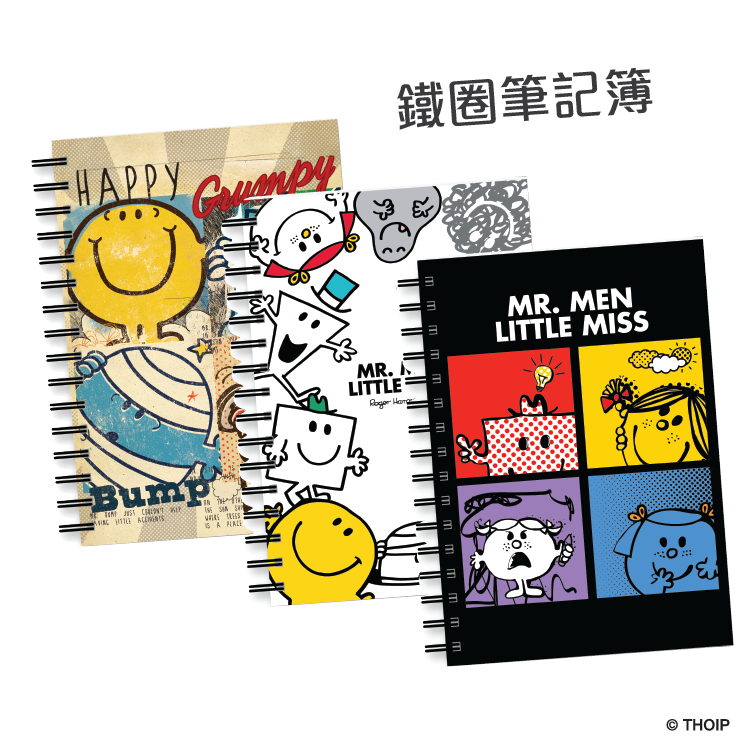 MR. MEN & LITTLE MISS Yo Notebooks