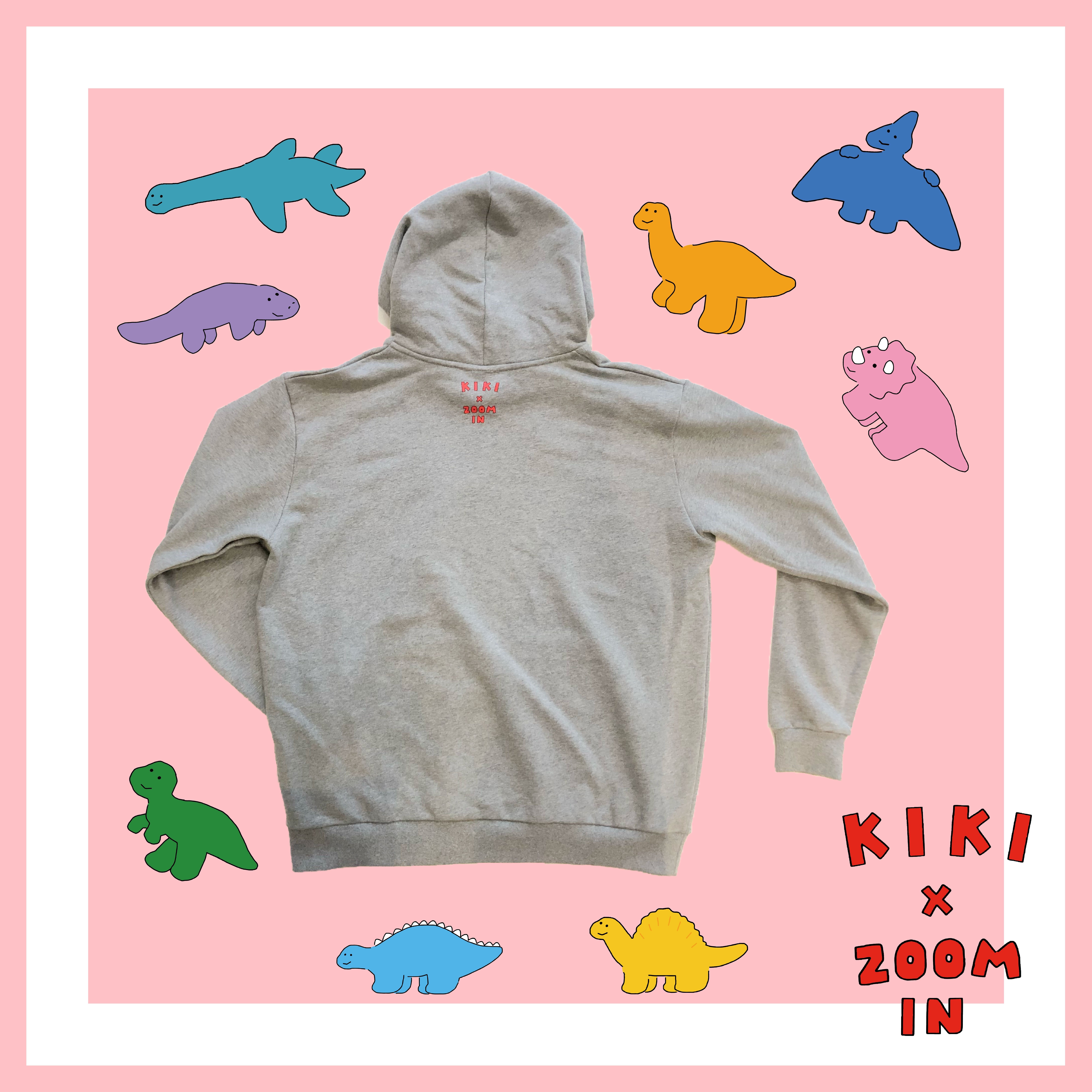 KIKI x ZOOM IN 微笑星球 連帽長袖上衣