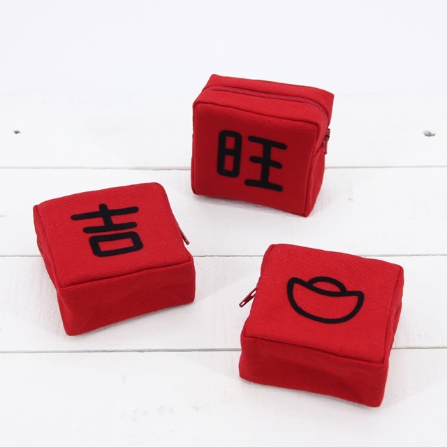 牛轉乾坤福氣帆布豆腐包